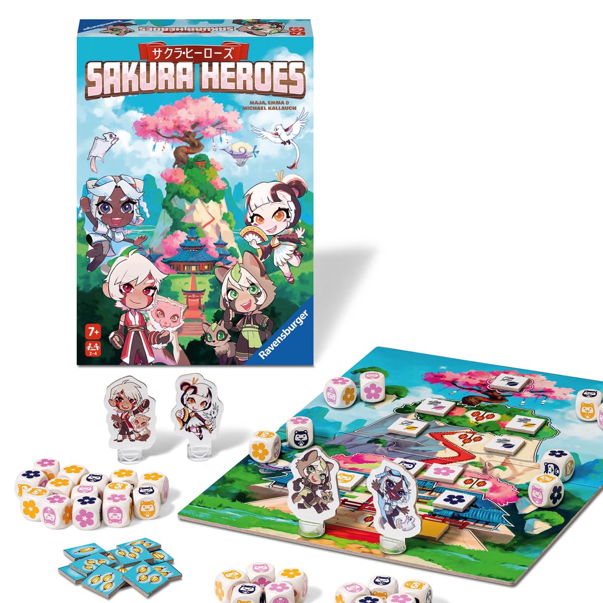 Ravensburger Sakura Heroes – Fast-Paced Dice Game for Anime Fans
