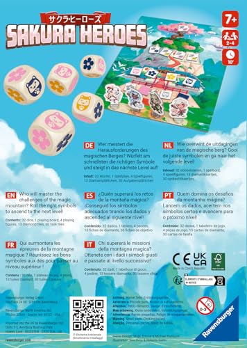 Ravensburger Sakura Heroes – Fast-Paced Dice Game for Anime Fans