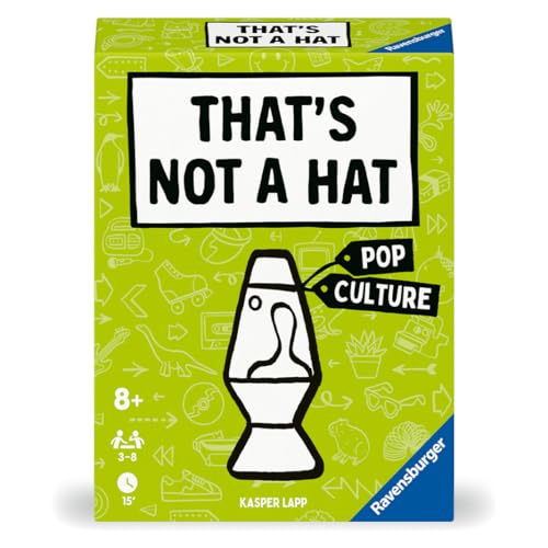 Ravensburger That's Not A Hat Pop Culture Party Card Game – Bluff, Remember, and Laugh for 3-8 Players
