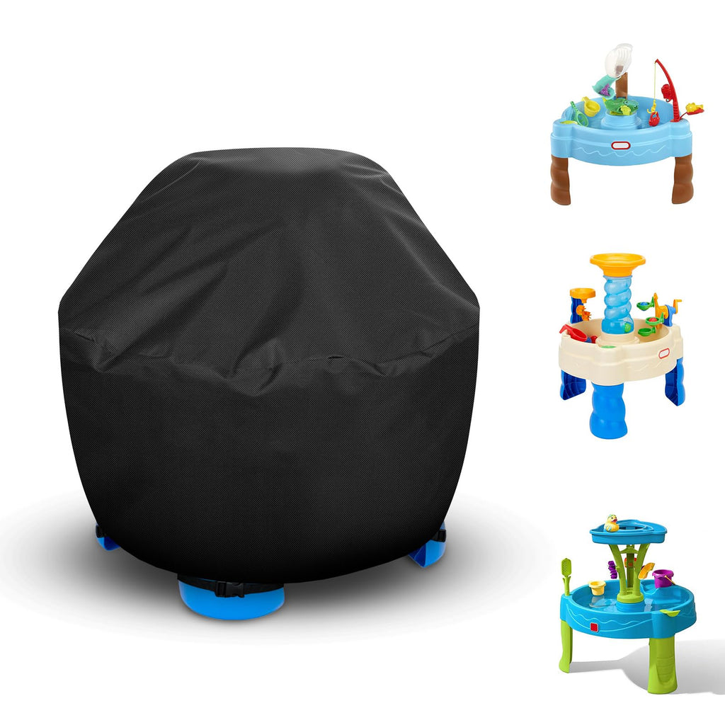 Raweao Water Table Cover – 34-Inch Round Protective Cover for Little Tikes Showers Splash Tower, Waterproof & Dustproof