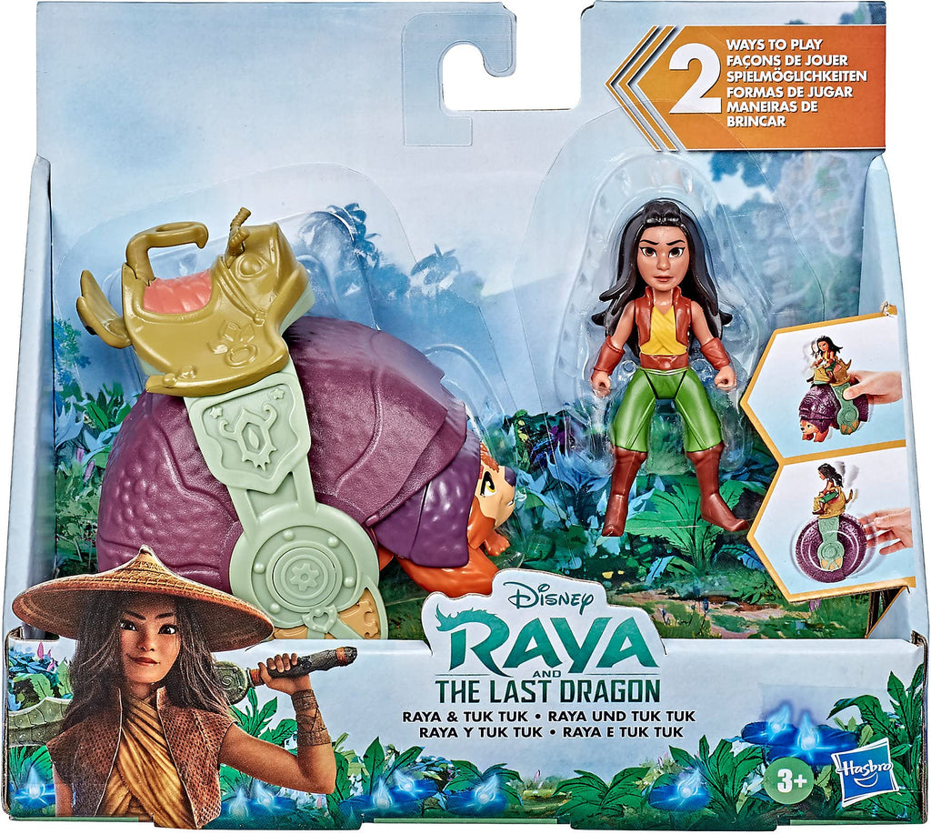 Raya and Tuk Tuk Doll Set – Disney Princess Toy for Kids Ages 3+