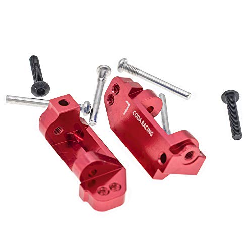 RC Alloy Caster Block Set for Traxxas 1/10 2WD Slash, Stampede, Rustler - CNC 6061-T6 Aluminum (Pair)