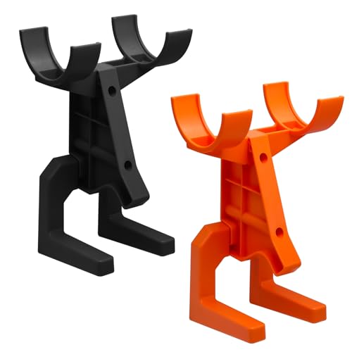 RC Car Wall Mount – Organize Your 1/14 to 1/24 RC Model and Transmitter, Prevents Tire and Shock Wear (Black)