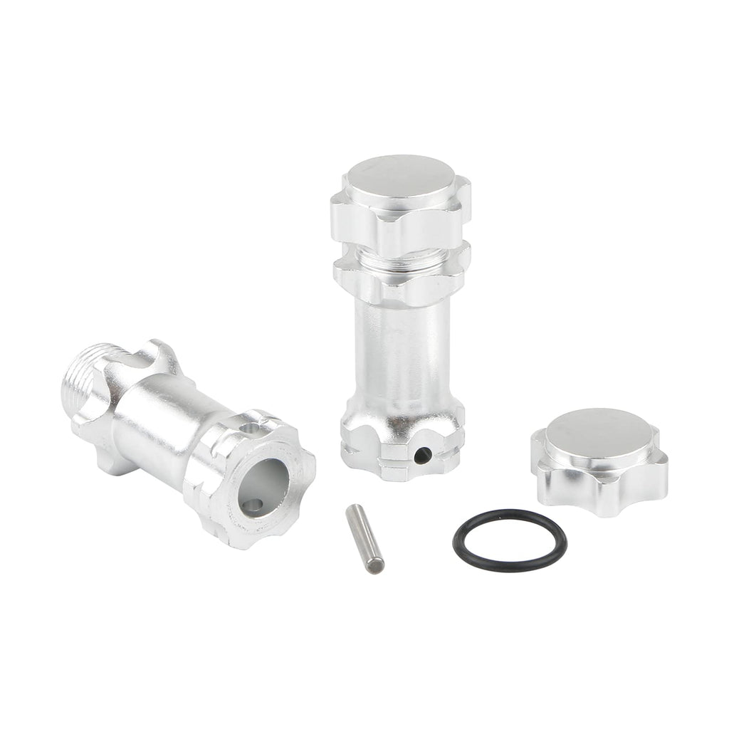Rchobbytop 17mm Hex Adapter Extenders - 30mm Length, 34mm Total Width Increase for 1/8 RC Cars (4 Pack)