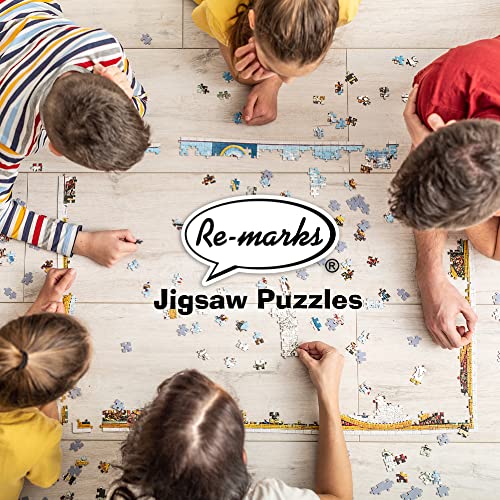 Re-Marks Retro Dogs 300-Piece Jigsaw Puzzle – Vintage Dog Breeds Collage
