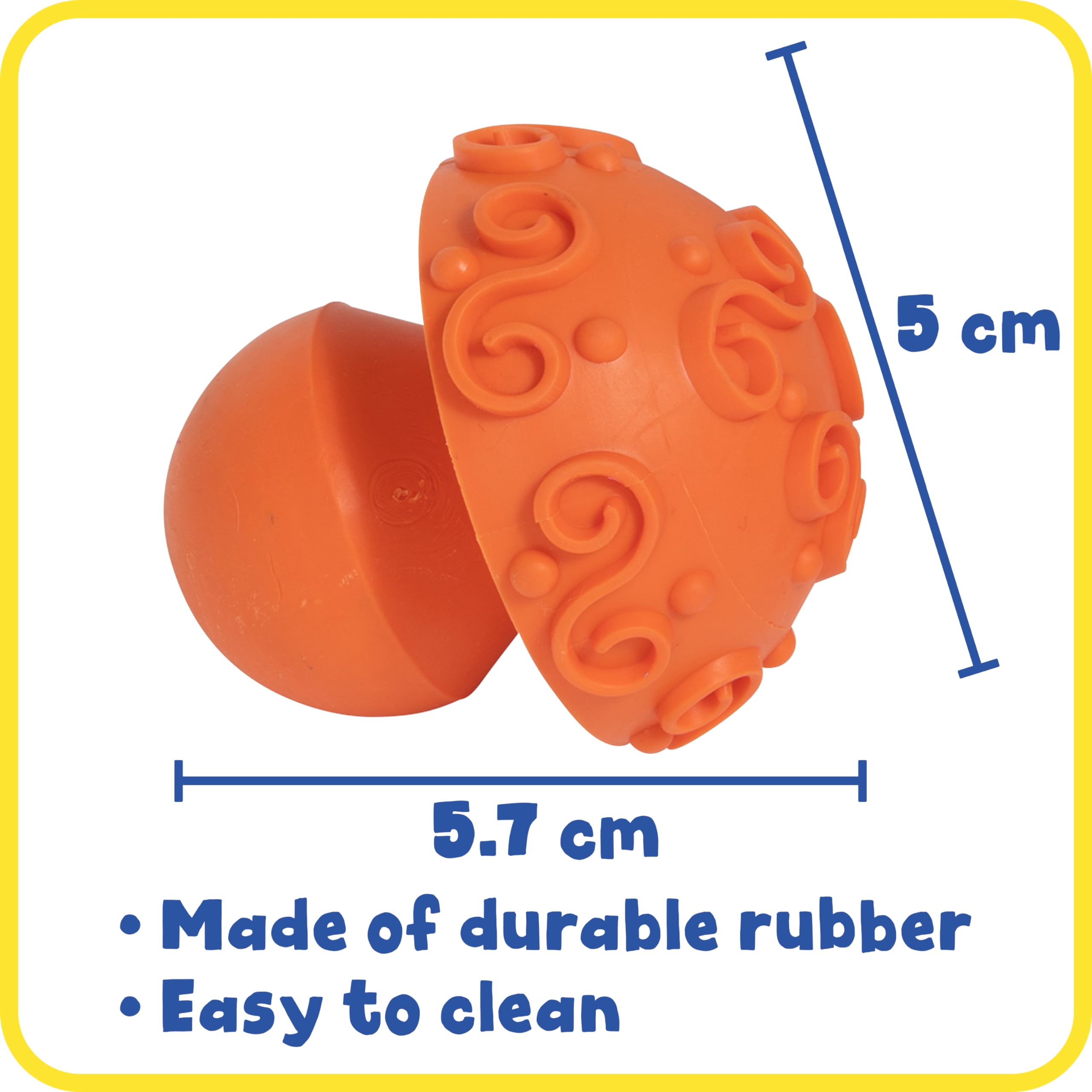 Ready 2 Learn Paint and Dough Mushroom Stampers Set of 4 - Easy-Grip Texture Stampers for Kids Ages 2+