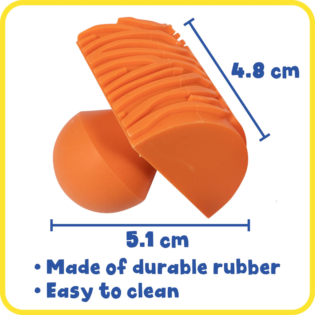 READY 2 LEARN Paint & Dough Animal Rockers – Set of 4 Animal Pattern Stamps for Toddlers