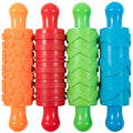 READY 2 LEARN Texture Rollers Set of 4 – Patterned Rolling Pins for Paint, Clay & Dough, Kids Art Tools