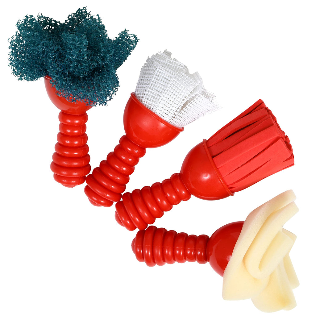 READY 2 LEARN Textured Paint Brushes - Set of 4 Jumbo Art Tools for Kids with Chunky Handles