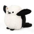 Realistic 4.3" Bird Stuffed Animal Plush Toy – Cute Tit Bird Backpack Pendant, Safe & Soft Gift for Kids