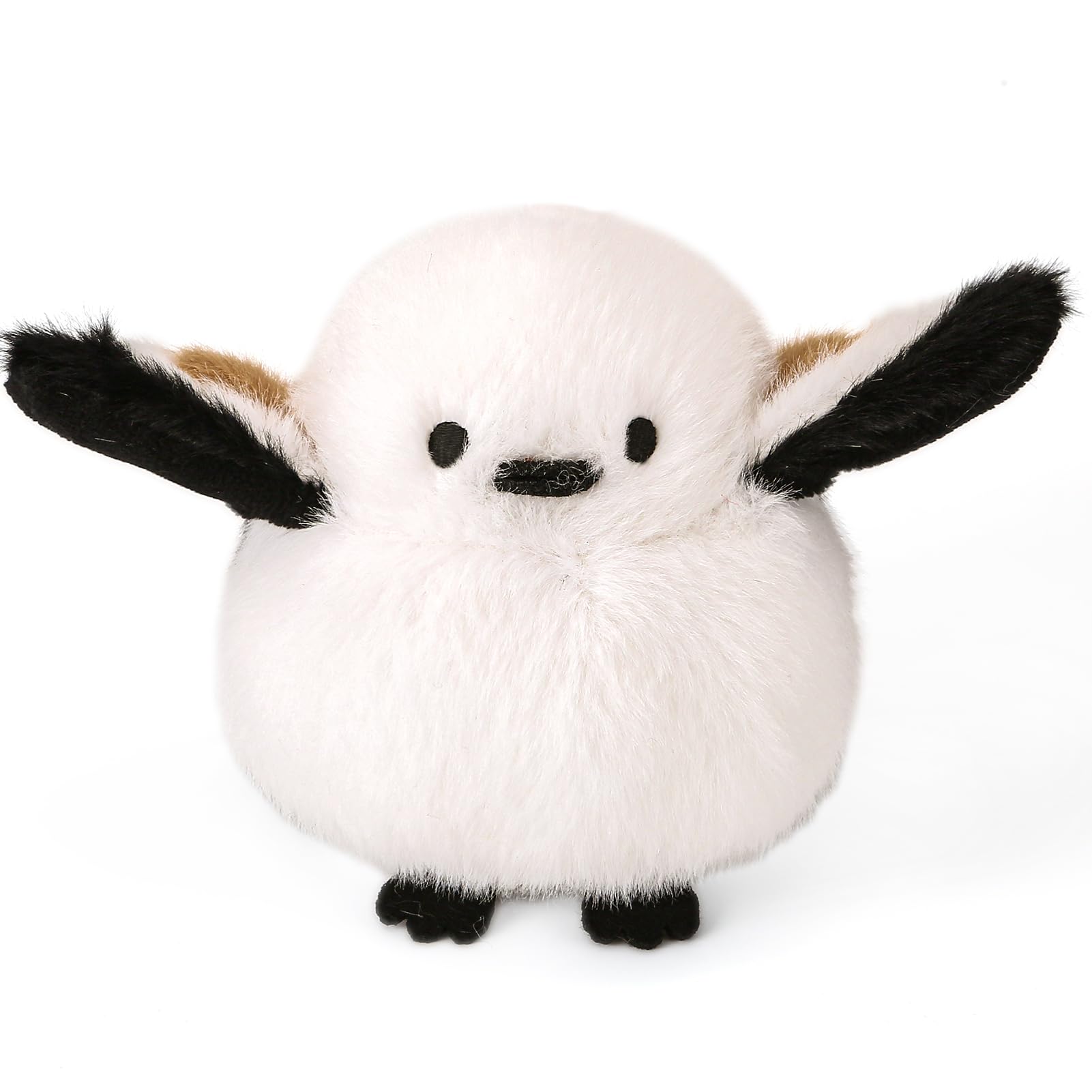 Realistic 4.3" Bird Stuffed Animal Plush Toy – Cute Tit Bird Backpack Pendant, Safe & Soft Gift for Kids