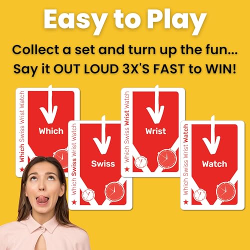 Really?! Tricky Tongue Twisters Card Game – Hilarious Family Game for Ages 8+ | Educational Speech Activity