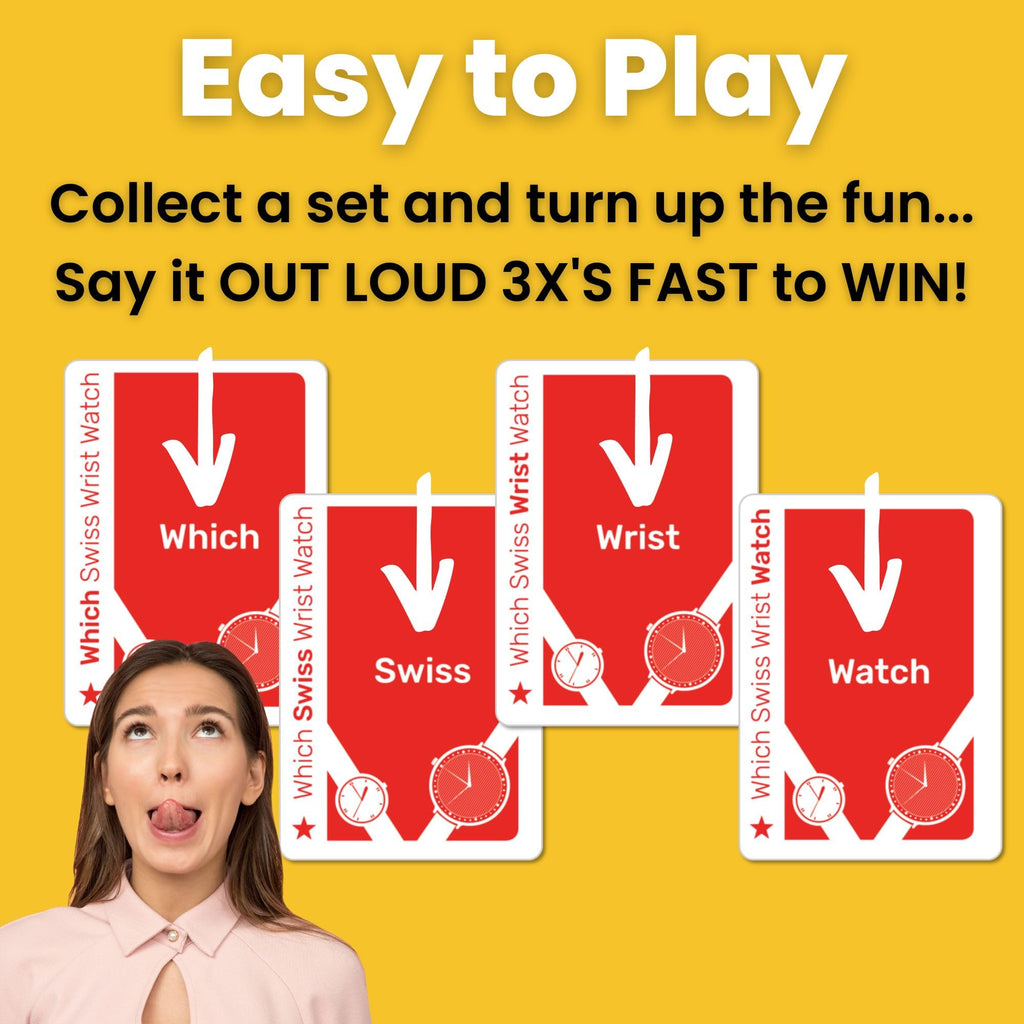 Really?! Tricky Tongue Twisters Card Game – Hilarious Family Game for Ages 8+ | Educational Speech Activity