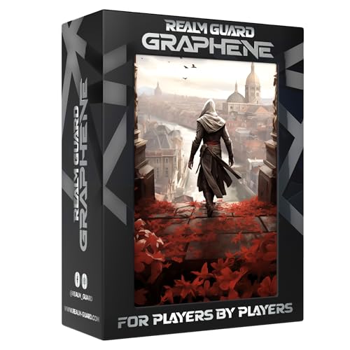 Realm Guard Graphene TCG Sleeves – 105 Textured Matte Art Sleeves (Assassin)