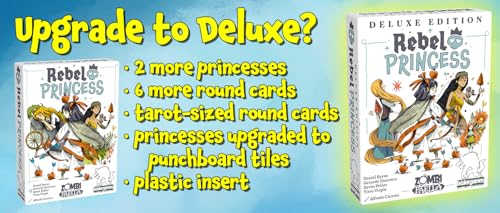 Rebel Princess Standard Edition Card Game | 3+ Players, 45-Minute Strategic Fun for Game Nights