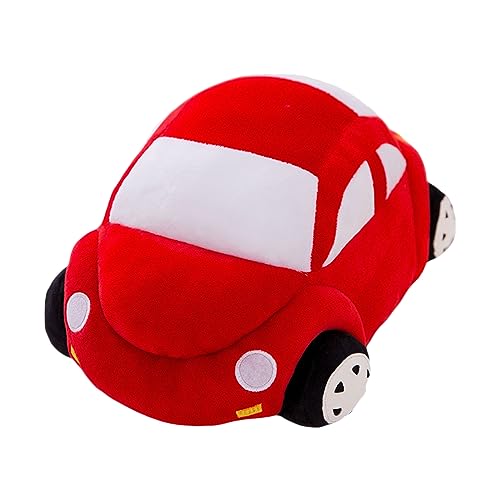 Red Car Plush Pillow 11.8 Inch - Cute Stuffed Toy for Kids and Car Lovers