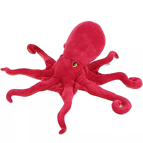 Redsimulation 18-Inch Blue Octopus Plush Pillow – Soft Cushion for Kids and Room Decor