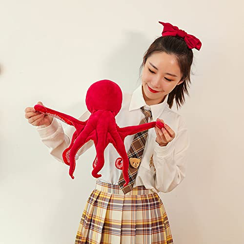 Redsimulation 18-Inch Blue Octopus Plush Pillow – Soft Cushion for Kids and Room Decor