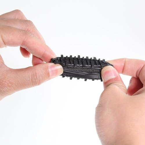 REDSPIDER 0.7'' Mud Slingers Tires – Super Soft Sticky Rubber for Micro RC Crawlers (40x16mm)