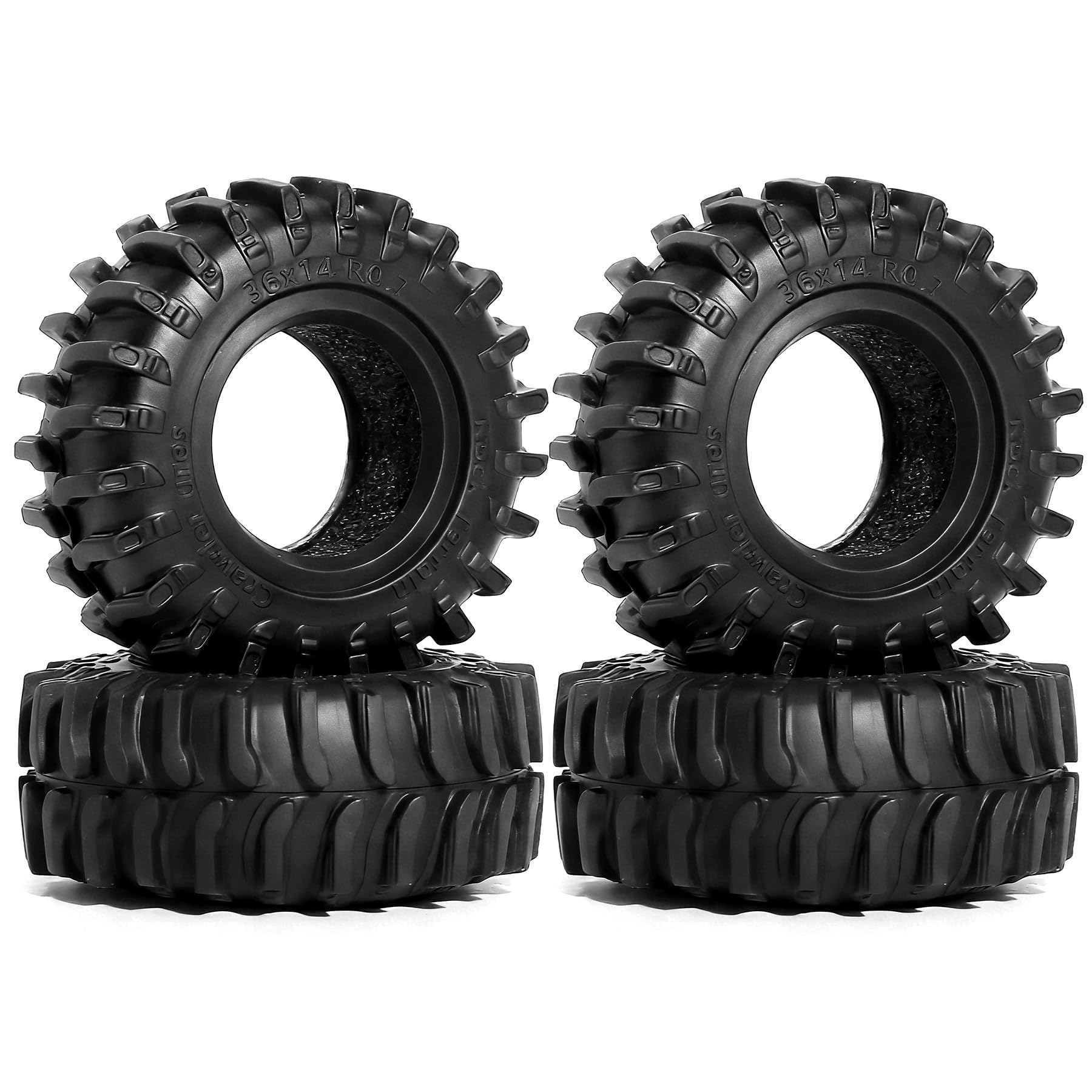 REDSPIDER 0.7'' Swamp Claw Tires for 1/30 RC Crawler – OD 36mm*14mm