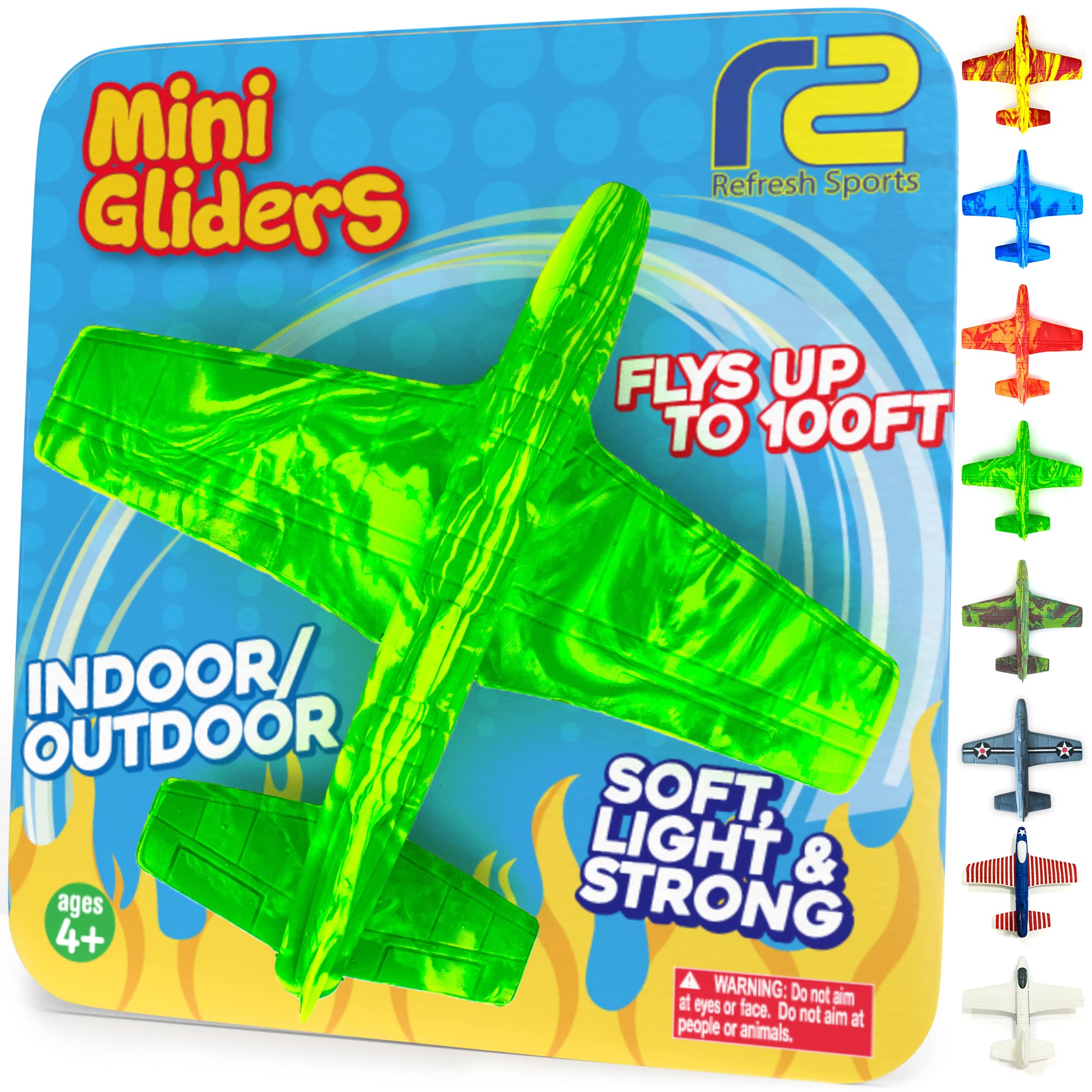 Refresh Sports EVA Foam Airplane Glider – Outdoor Toy for Kids Ages 3-9, Glides Up to 100 ft