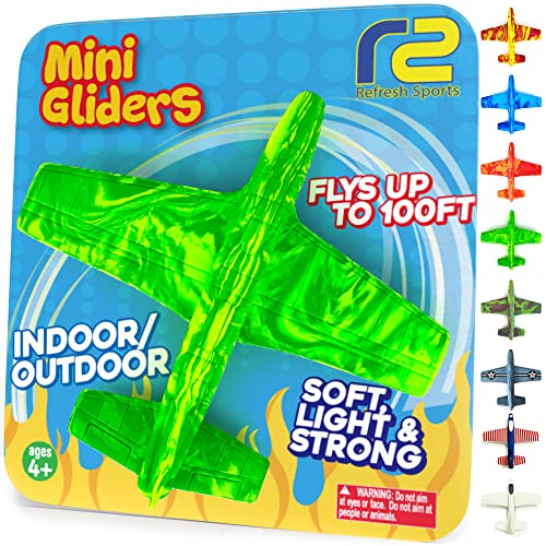 Refresh Sports EVA Foam Airplane Glider – Outdoor Toy for Kids Ages 3-9, Glides Up to 100 ft
