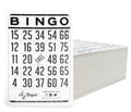 Regal Games 200-Count Reusable Bingo Cards – Classic White Sheets for Family Game Night, Parties & Travel