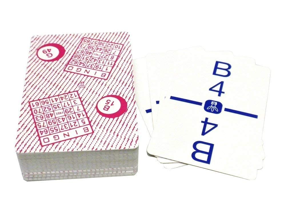 Regal Games Bingo Set: 50 Cards + 50 Calling Cards + 500 Transparent Chips, 4 Colors
