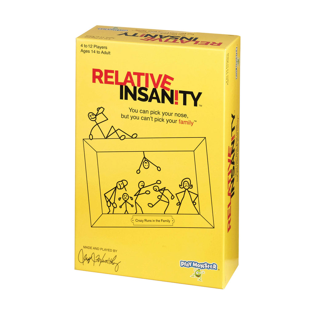 Relative Insanity: A Hilarious Adult Party Card Game by Jeff Foxworthy for 4-12 Players Ages 14+