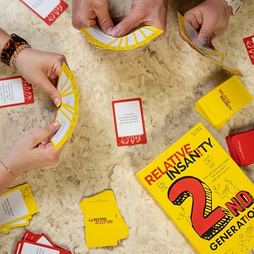 Relative Insanity Card Game - Hilarious Party Game for Family Night, Ages 14+