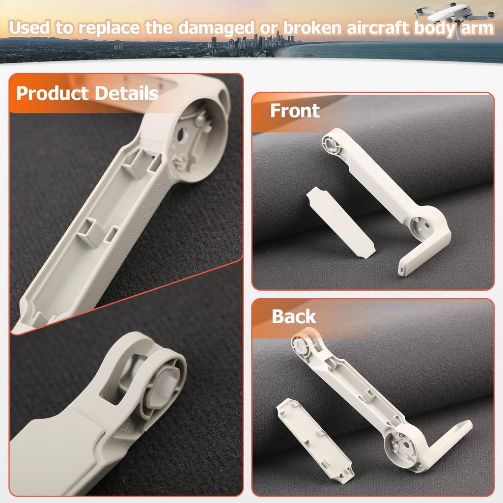 Replacement Left Front Arm Cover for DJI Mini 2 / Mavic Mini / Mini SE with Repair Tools