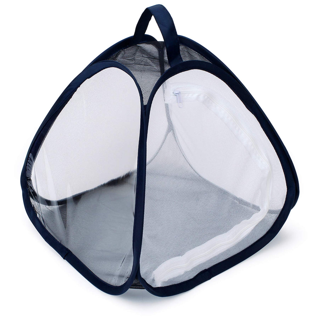 RESTCLOUD Mini Butterfly Habitat – Insect Mesh Cage 11x11x11 Inches with Clear Window