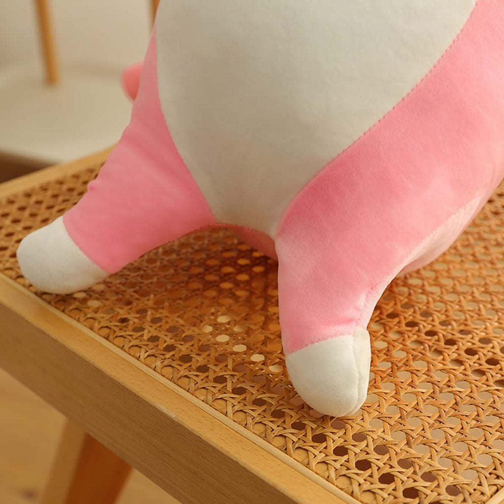 Rexinc Long Pink Cat Plush Pillow – Cute Soft Body Pillow for Sleep & Snuggling (4 Sizes up to 43.3 inches)
