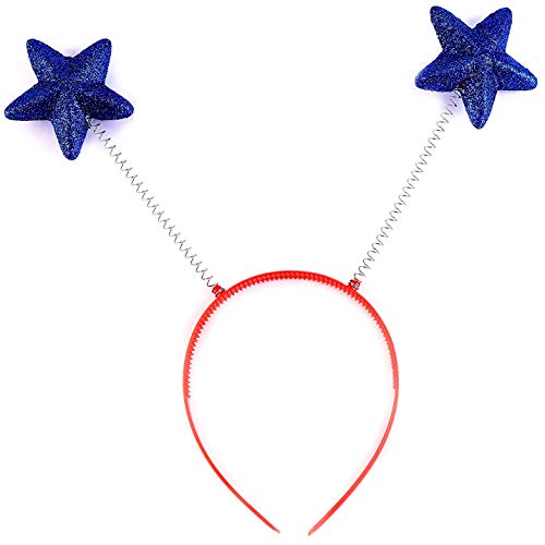 Rhode Island Novelty 10-Inch Head Bopper Assortment - 12 Pack, Plastic Antenna Headbands for Parties