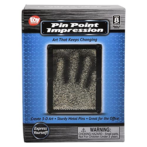 Rhode Island Novelty 3.75x5 Inch Pin Art Game – Classic Metal Pin Screen for Creative 3D Impressions, Ages 5+