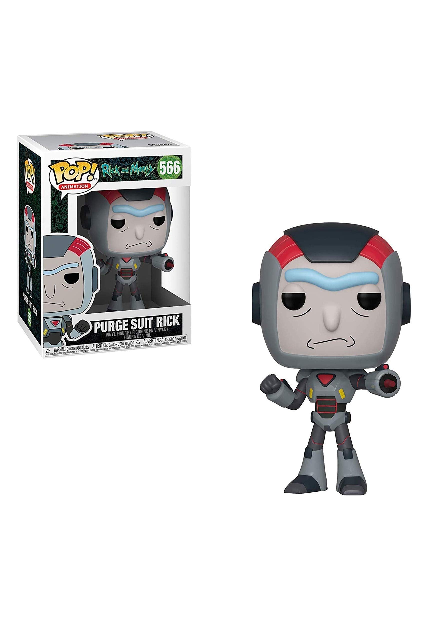 Rick and Morty Funko Pop! Purge Suit Rick Vinyl Figure - 3.75 Inch Collectible