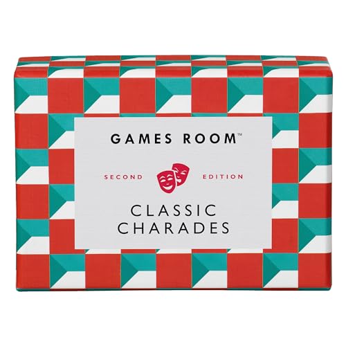Ridley's Games Room Classic Charades – 140 Cards, Family Party Game for Ages 6+