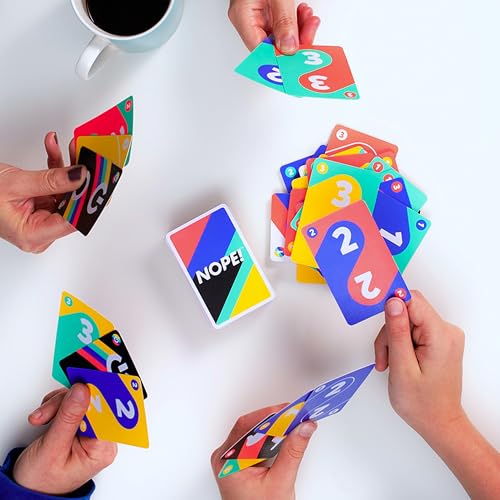 Ridley's Nope! Card Game: Fast-Paced Family Fun for 2+ Players, Ages 6+