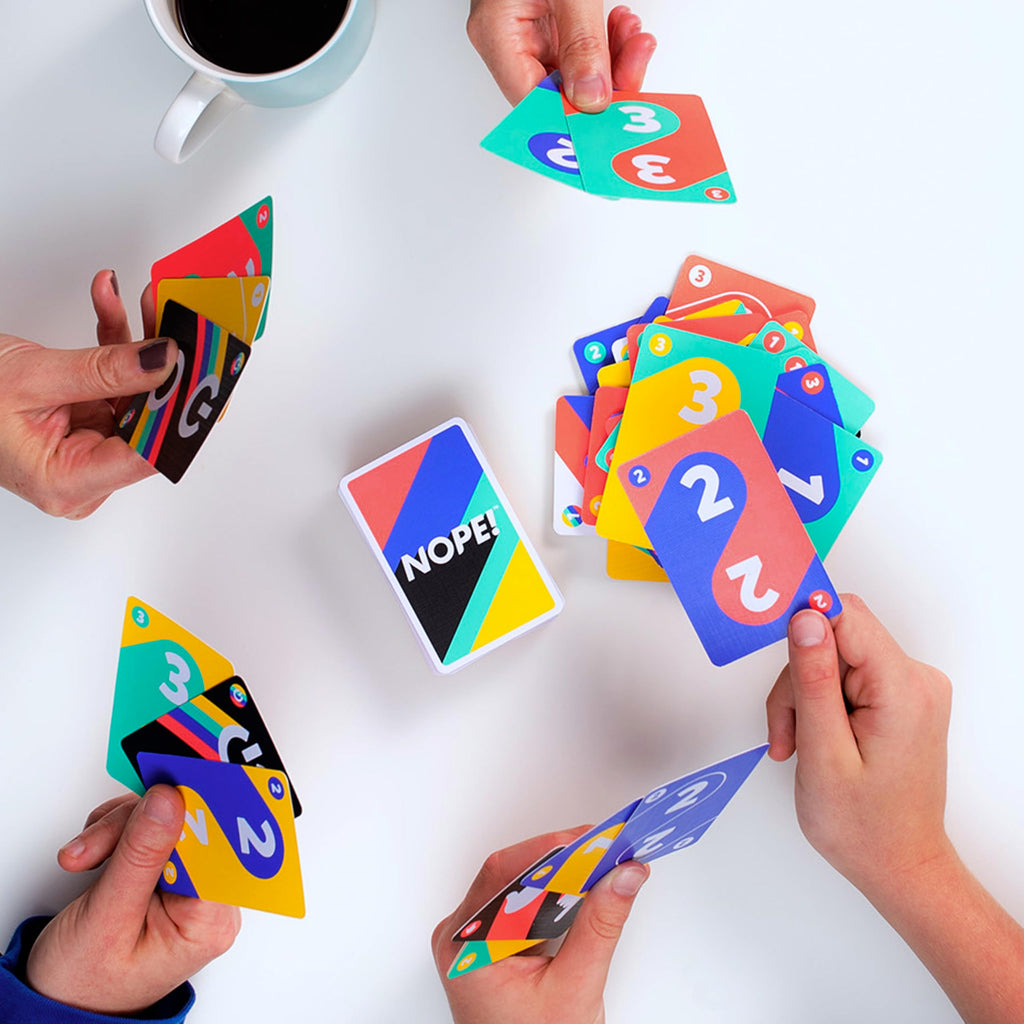 Ridley's Nope! Card Game: Fast-Paced Family Fun for 2+ Players, Ages 6+