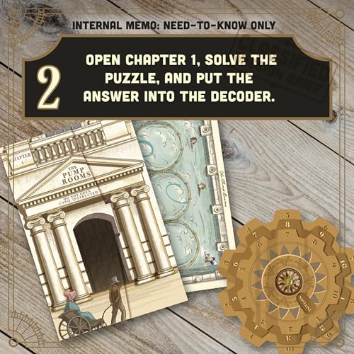 Ridley's Timescape: Jane Austen's Plight – Reusable Escape Room Puzzle Game for 1+ Players, Ages 12+