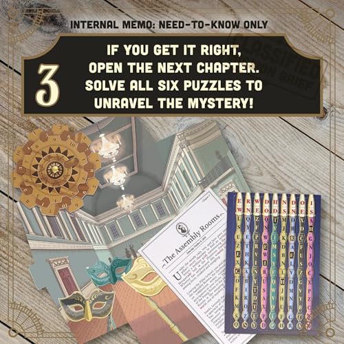 Ridley's Timescape: Jane Austen's Plight – Reusable Escape Room Puzzle Game for 1+ Players, Ages 12+