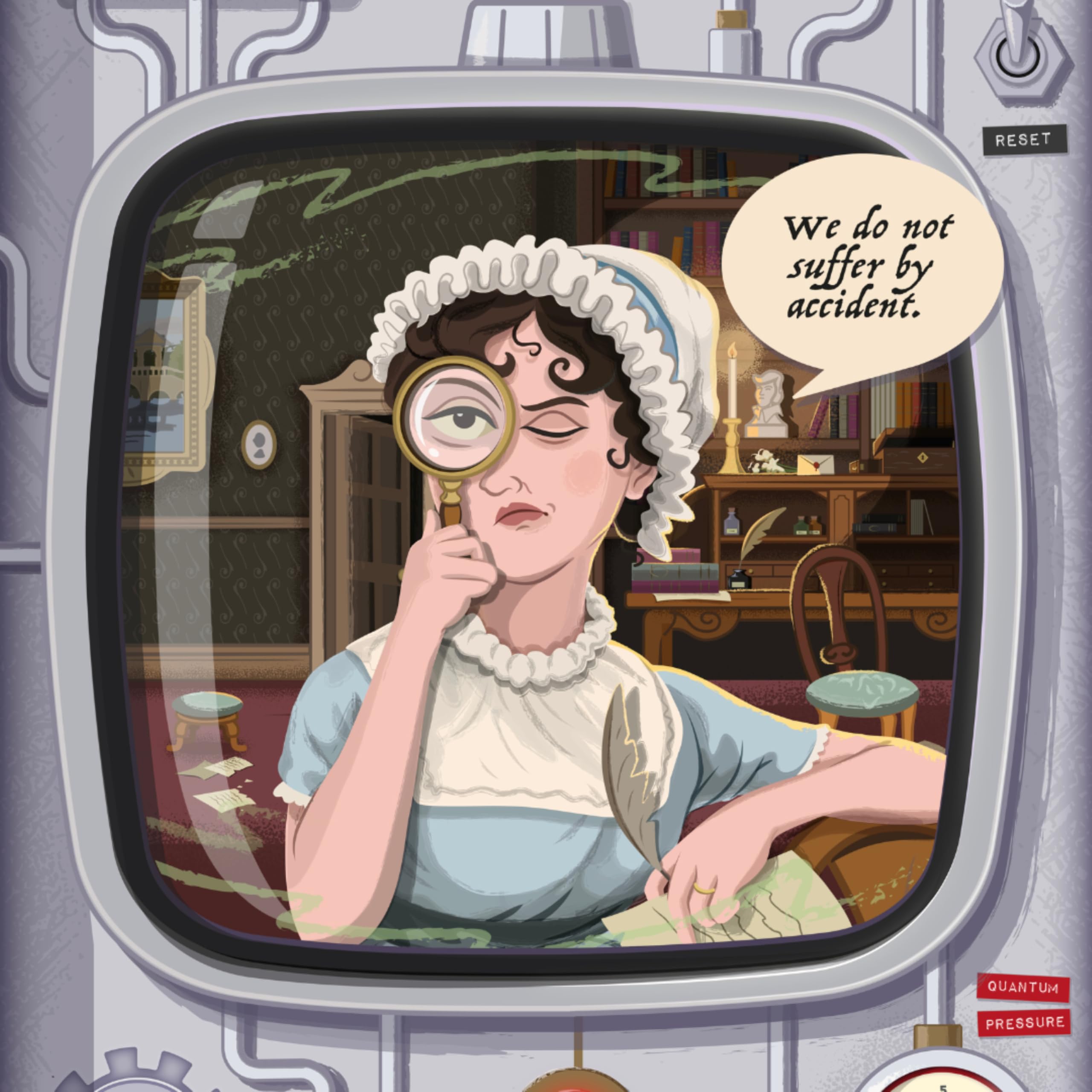 Ridley's Timescape: Jane Austen's Plight – Reusable Escape Room Puzzle Game for 1+ Players, Ages 12+