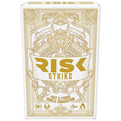 Risk Strike: Fast-Paced Card & Dice Game – 20-Minute Strategy for 2-5 Players, Ages 10+