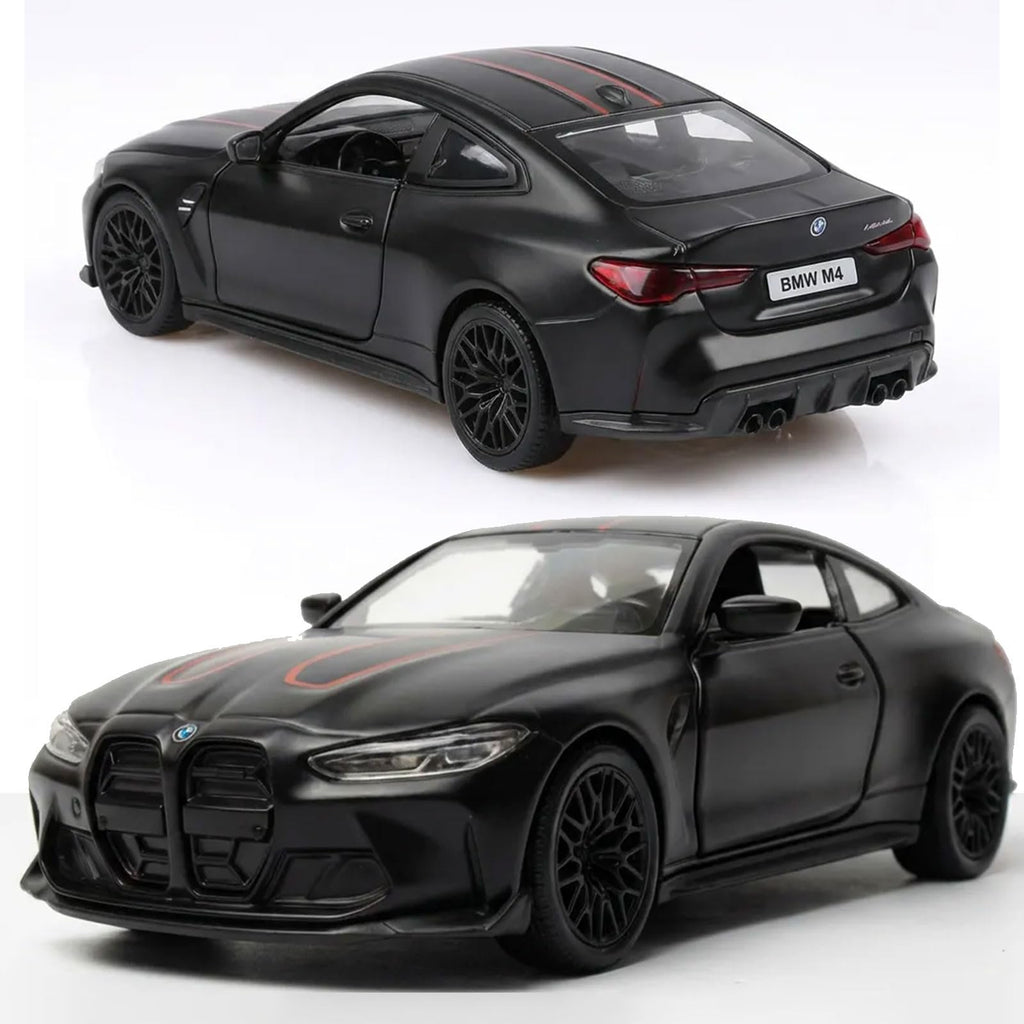 Risopen 1:36 BMW M4 CSL Diecast Model Car – Pull Back Toy with Opening Doors for Ages 3+