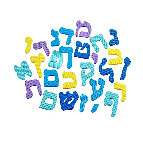 Rite Lite Alef Bet Foam Magnets – 27-Piece Hebrew Alphabet Set for Kids, Party Favors, and Educational Play