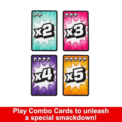 Rock ‘Em Sock ‘Em Robots Fight Cards Card Game – Team Party Game with Boxing Gloves