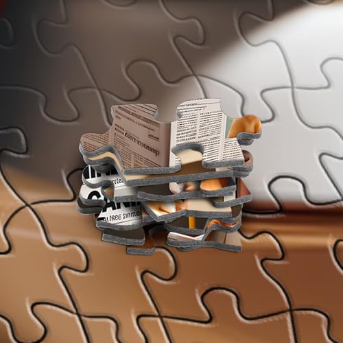 Rocorose 1000-Piece Funny Dog Jigsaw Puzzle – HD Quality with Bonus Poster