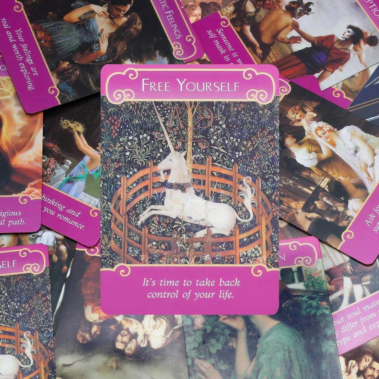 Romance Angels Oracle Deck – 44 Love & Romance Cards with Guide Book by TWWDE AUG
