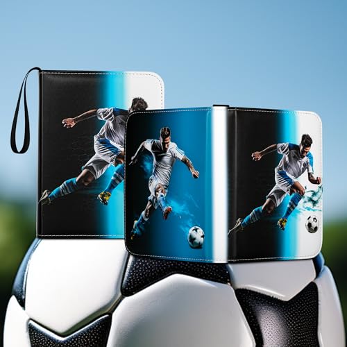 RONMONG Soccer Card Binder 2025-2026 - 440-Pocket PU Leather Album with Sleeves for Trading Cards, Gift for Collectors