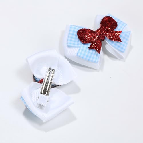 ROSADAGE Blue Plaid Girls Costume for Halloween, Cosplay, and Dress-Up